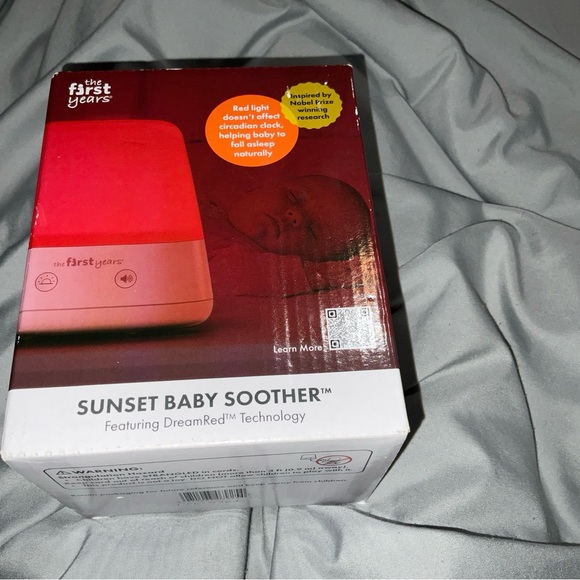 The 1st Years Baby Soother White Noise Red Technology Night Light New SEALED BOX - Picture 12 of 16
